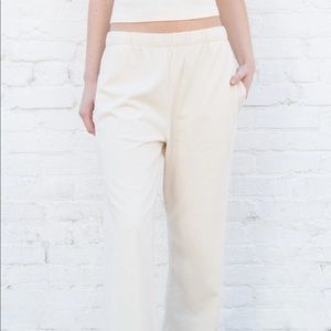 COPY - NWT Brandy Melville Cream Anastasia Sweatpants